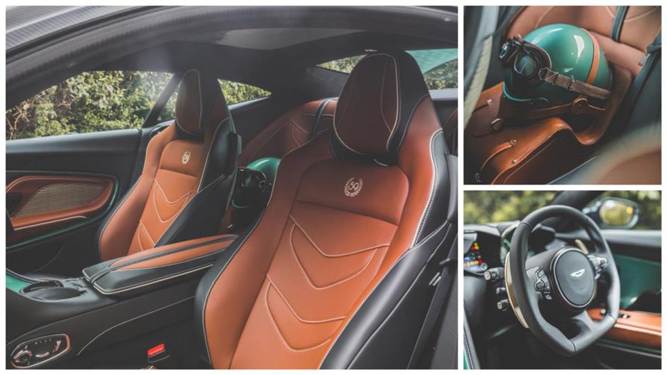 کابین استون مارتین DBS با تزئینات زیبا